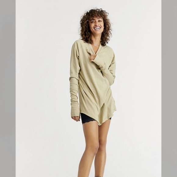 We The Free Tops - We the Free, yellow long sleeve, women's XS